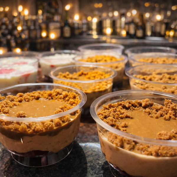 6 potjes speculaas cheesecake