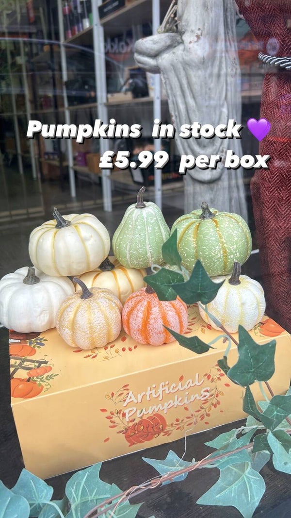 Artificial pumpkins
