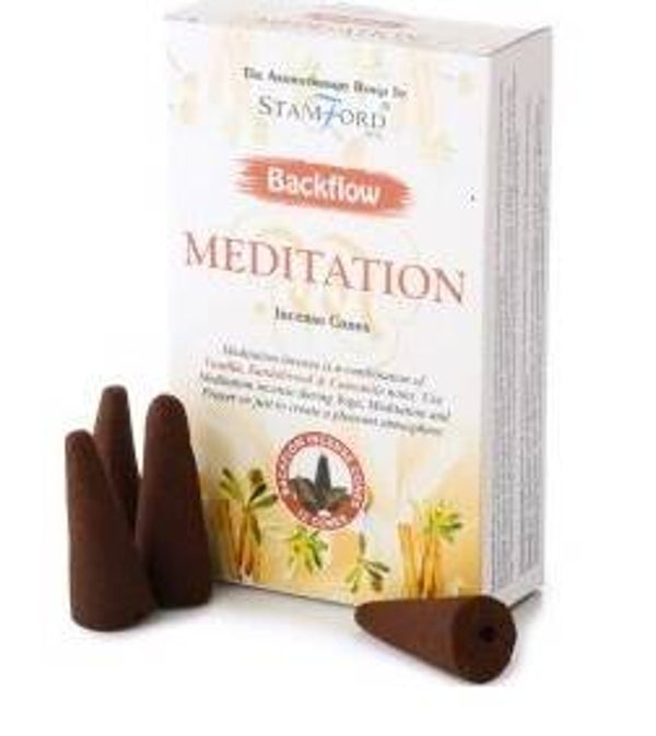 Meditation incense cones