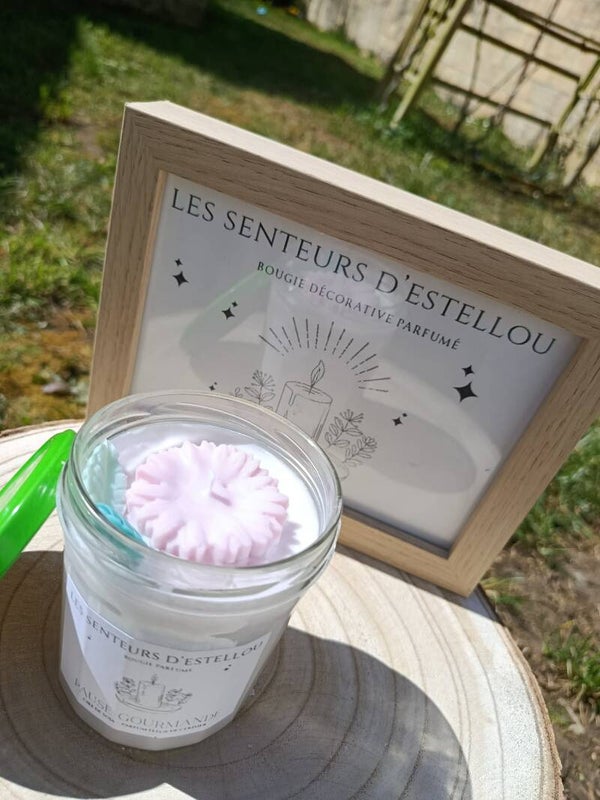 Bougie "Pause gourmande " parfum Fleur de cerisier