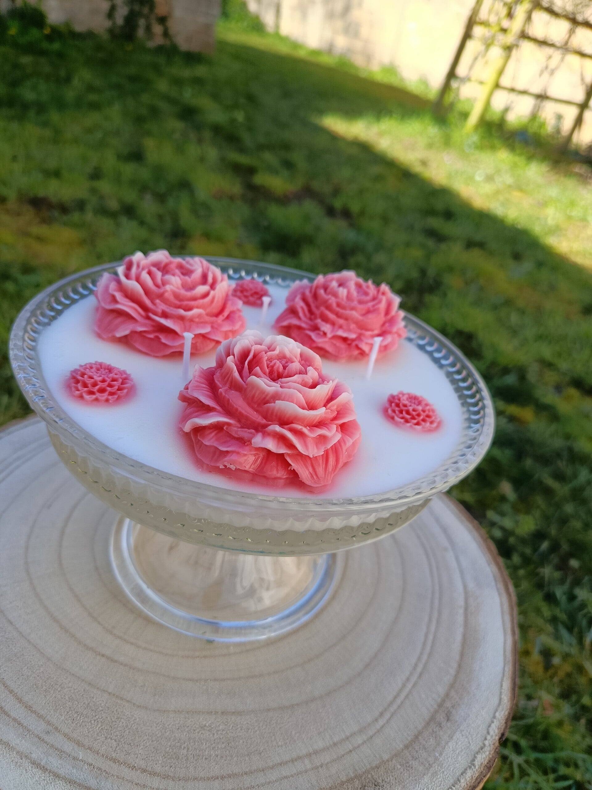 Bougie Fondant parfumé " Souffle de sakura"