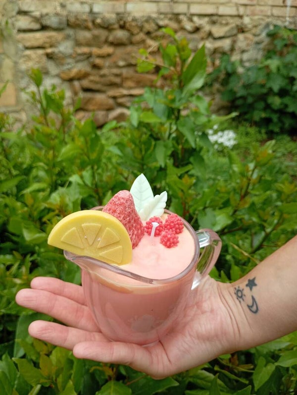 Bougie parfumée Smoothie fraise 170 g -parful fruit exotique