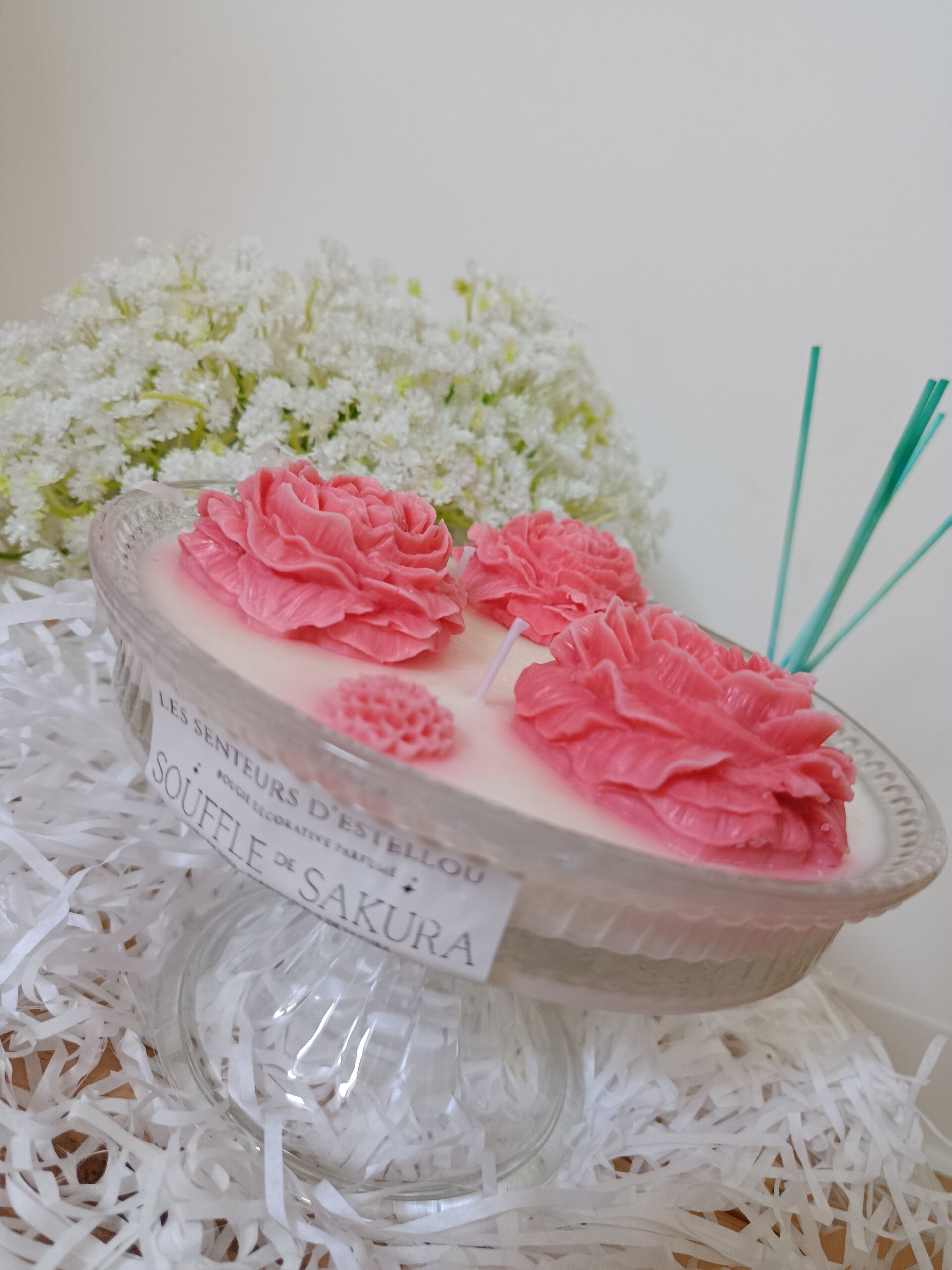 Bougie parfumée " Souffle de sakura"