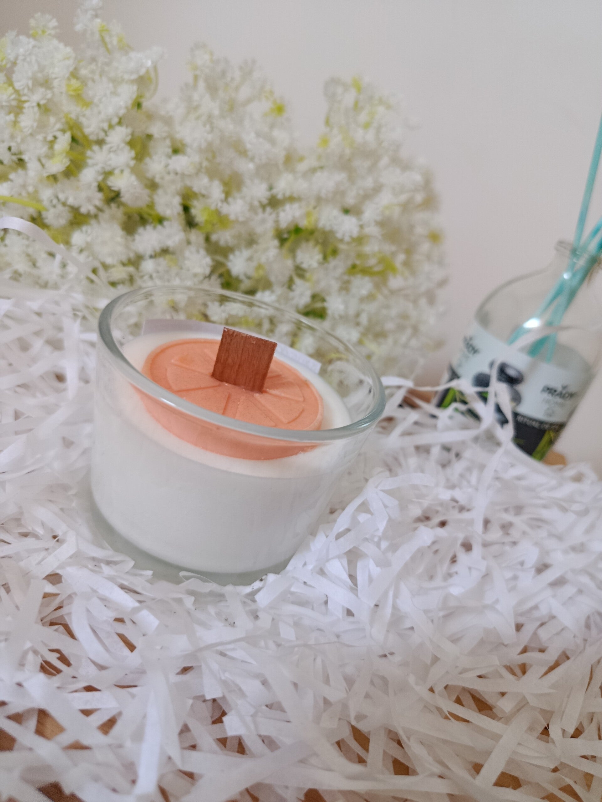 Bougie parfumée Anti moustique citronnelle 100 g