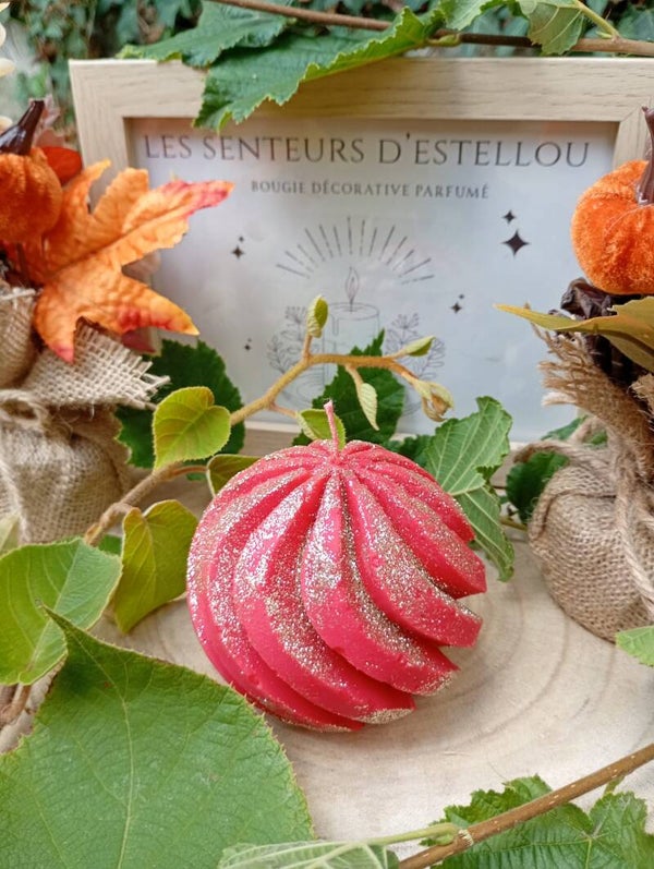 Bougie "L'éclat de Noël"🎄parfum vanille épicée