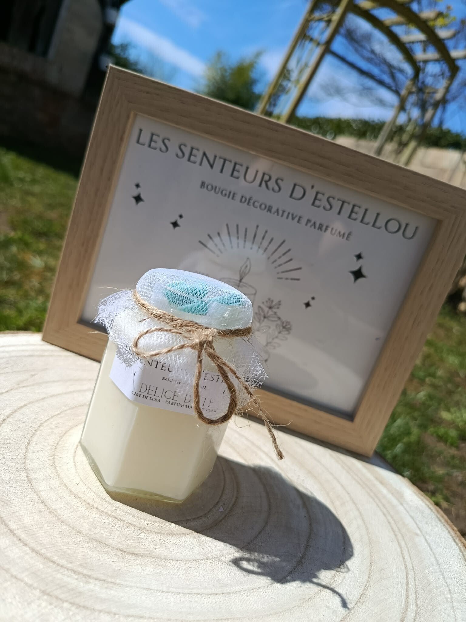 Bougie parfumé "Délice d'été " Mangue papaye