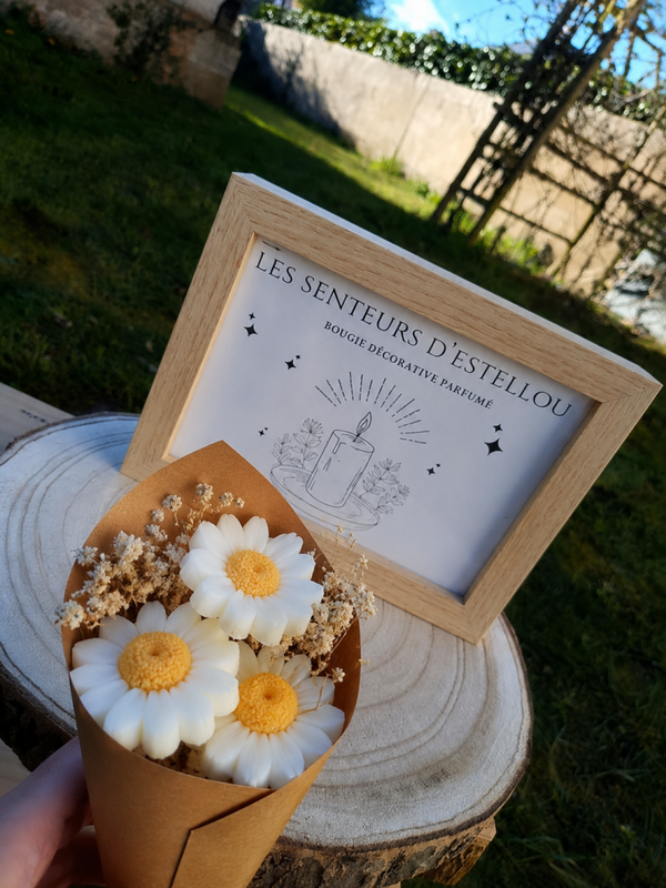Brin de marguerite " Signature " création personnalisée - parfum adoucissant