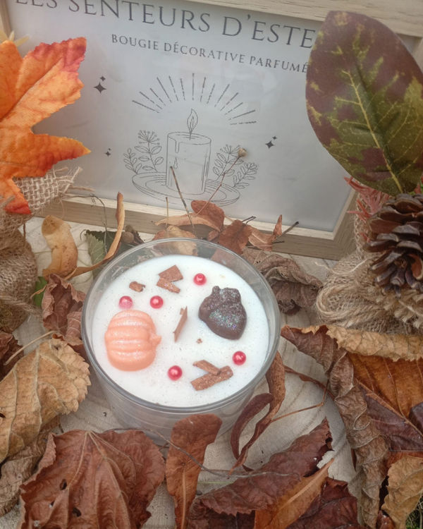 Bougie "Forêt enchantée" parfum miel avoine