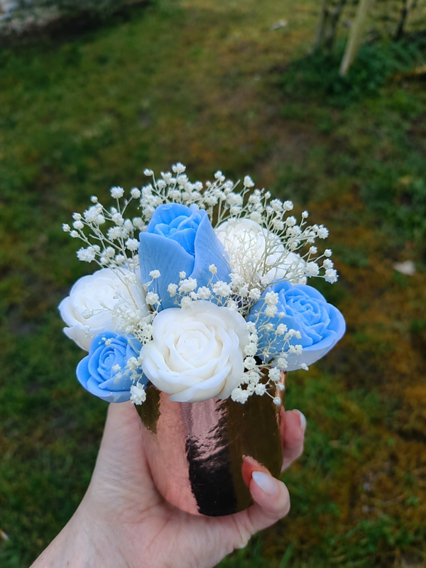 Bouquet parfumée "Signature " blue
