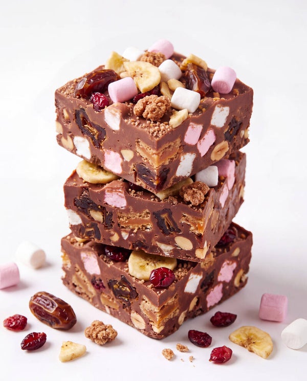 Rocky Road Banaan-Dadelcrumble