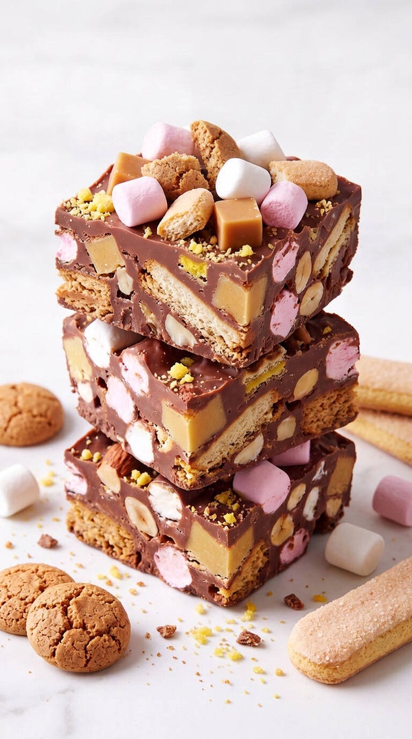 Rocky Road Cookie Fudge