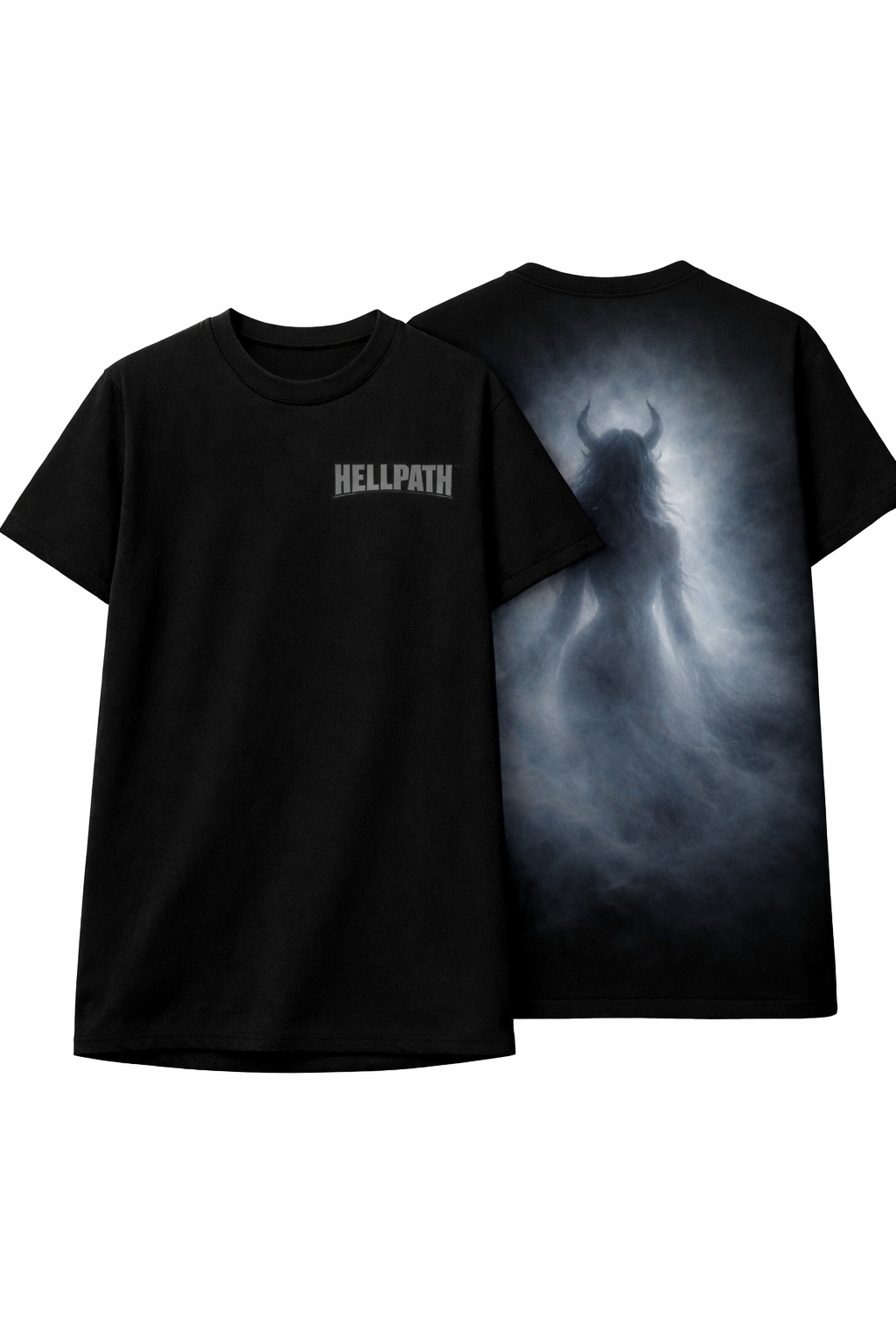Pre-Order HELLPATH™ Black T-Shirt – Mist Demon Edition