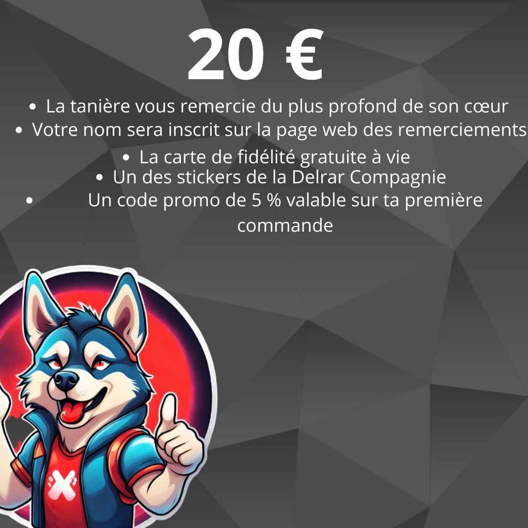 Tu fait partie de la tanière #DON