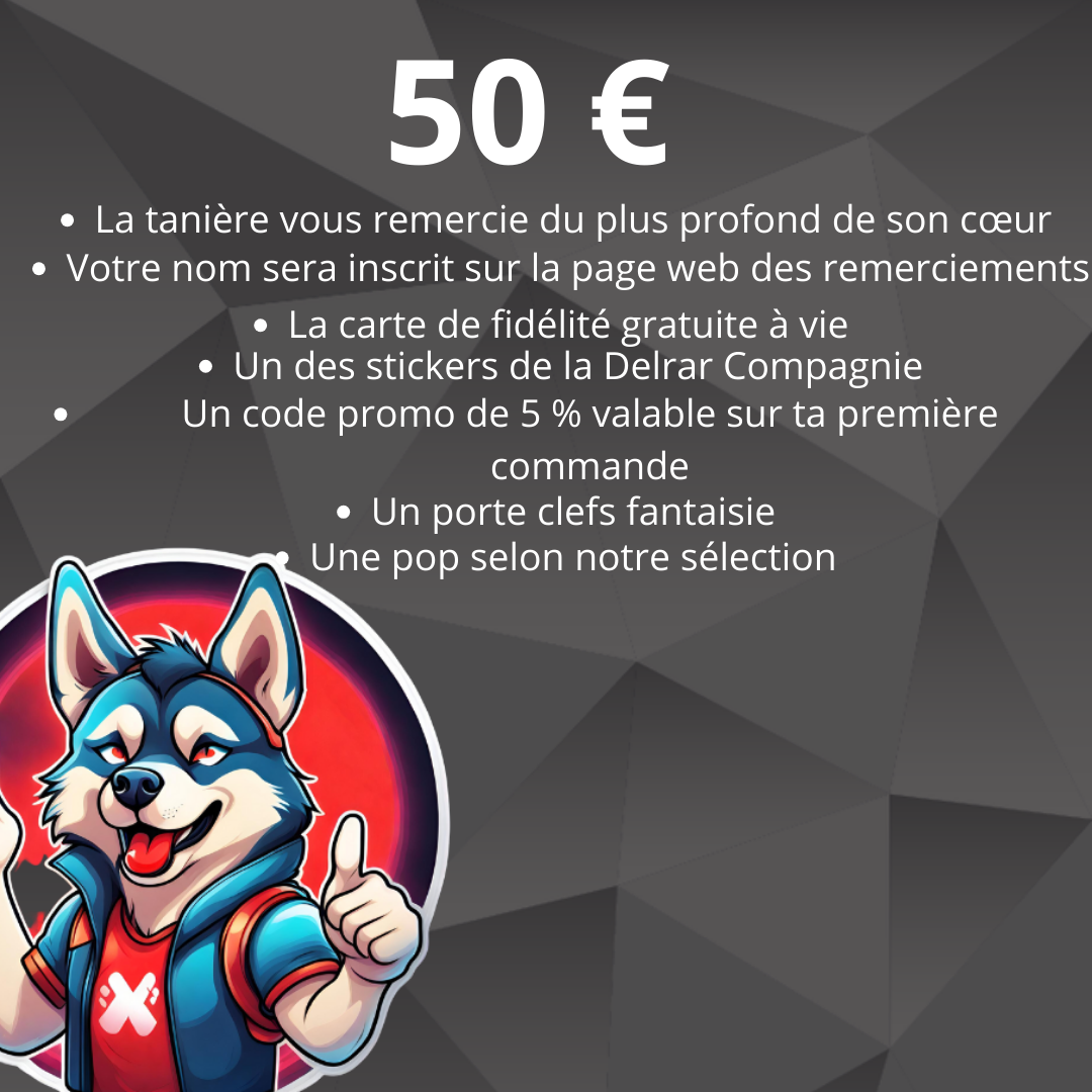 la tanière s'invite chez toi #DON