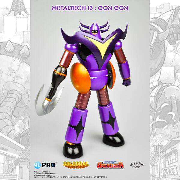 Goldorak : Figurine Gon Gon en métal de 16cm #ULTRAHQ