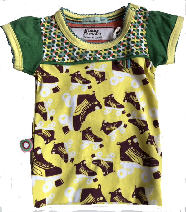 Funky XS t-shirt motief gympen