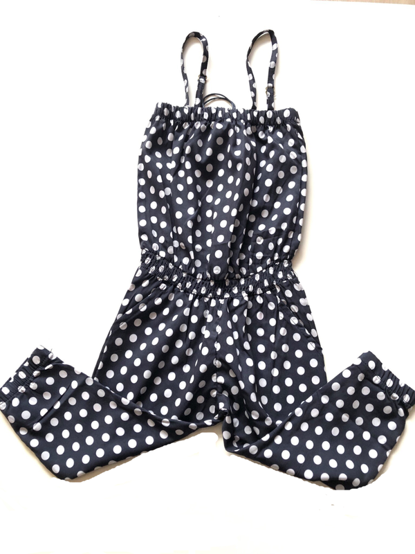 Vinrose jumpsuit stippen