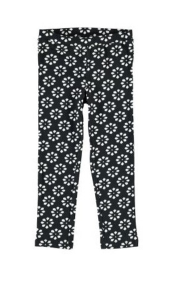 Mim-pi legging zwart / wit motief