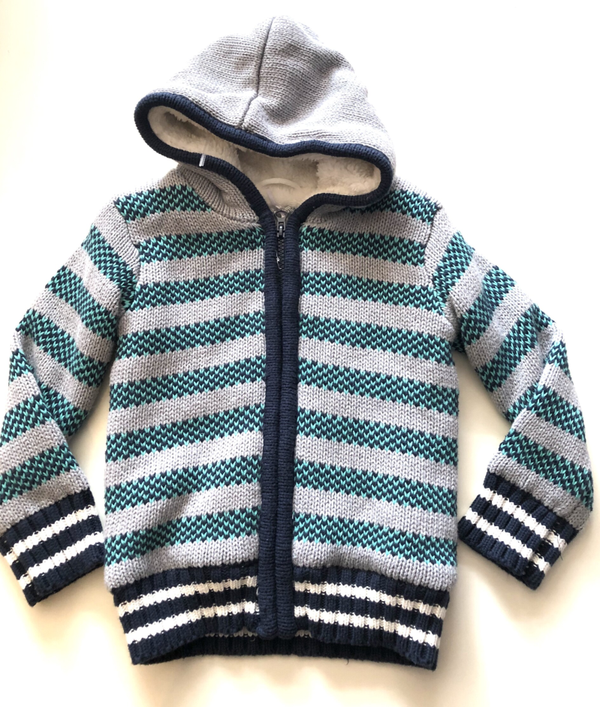 Dirkje vest/jas gestreept