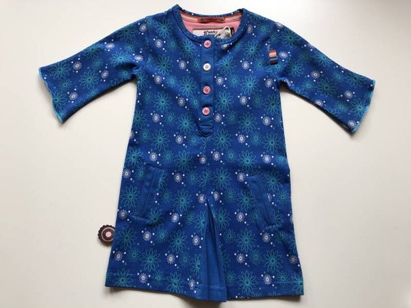 Funky XS jurk blauw