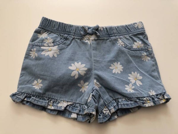 Carter's short spijkerstof met bloe