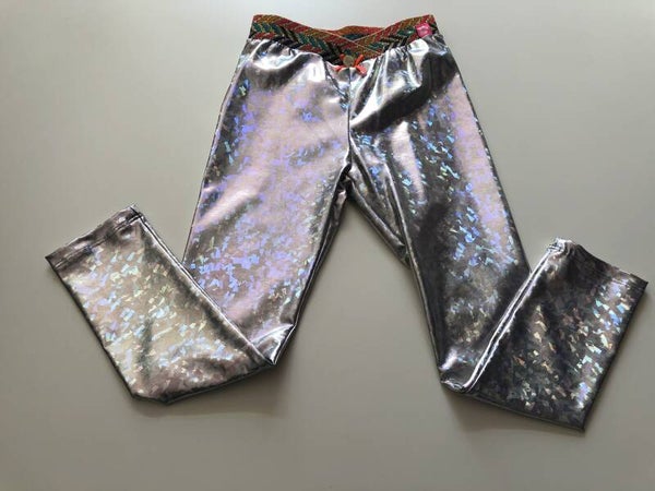 Kids Art legging zilver