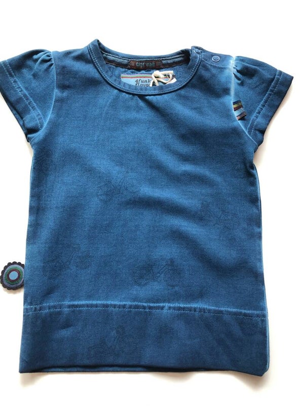 Funky XS t-shirt blauw