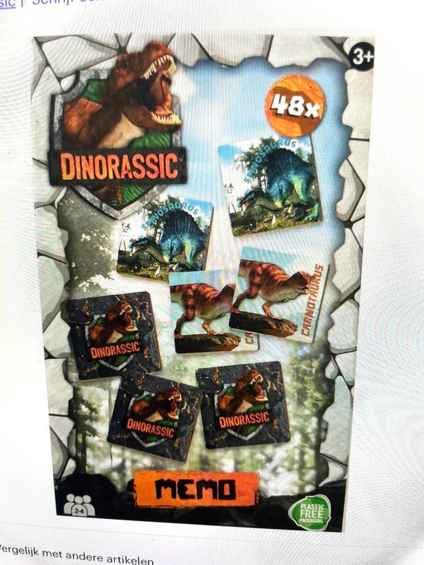 Dinossaurus memory spel