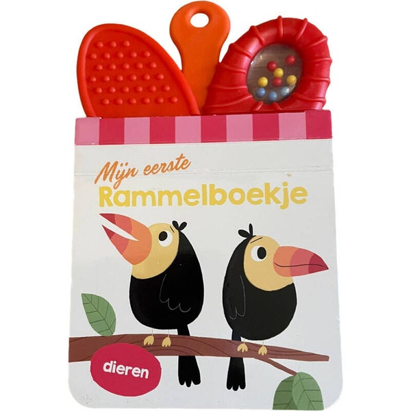 Babyboekje met rammelaar