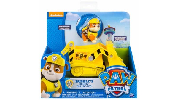 Paw Patrol Rubble's digit bulldozer