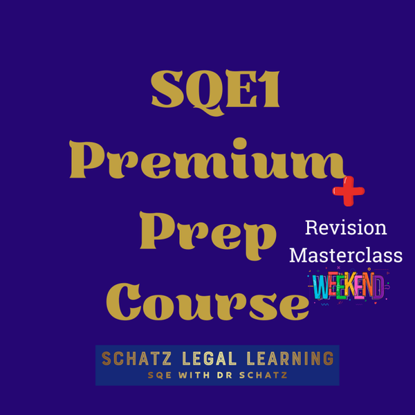 SQE1 -Premium Prep Course - Deposit