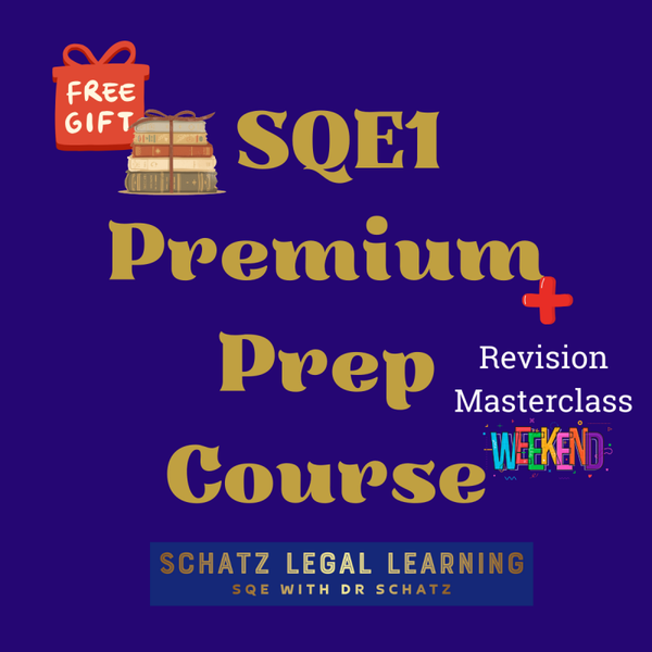 SQE1 -  Premium Prep Course-   Pay in full