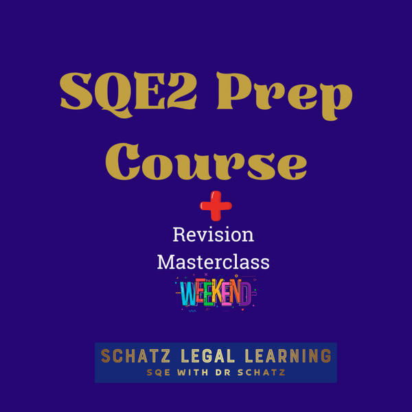 SQE2 Intensive Prep Course £2497-  4 payments