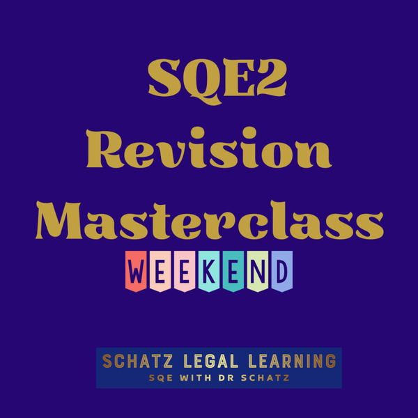 SQE2 Revision Masterclass Weekend- Alumni rate x