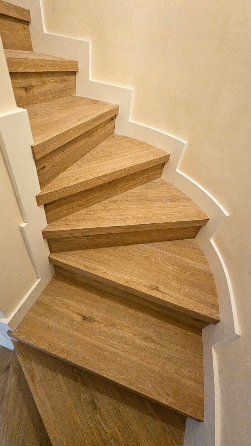 Vinyl Floor on Stairs
