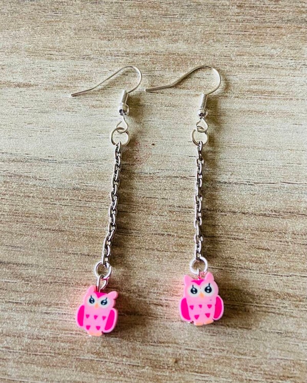 Oorhangers met uiltje