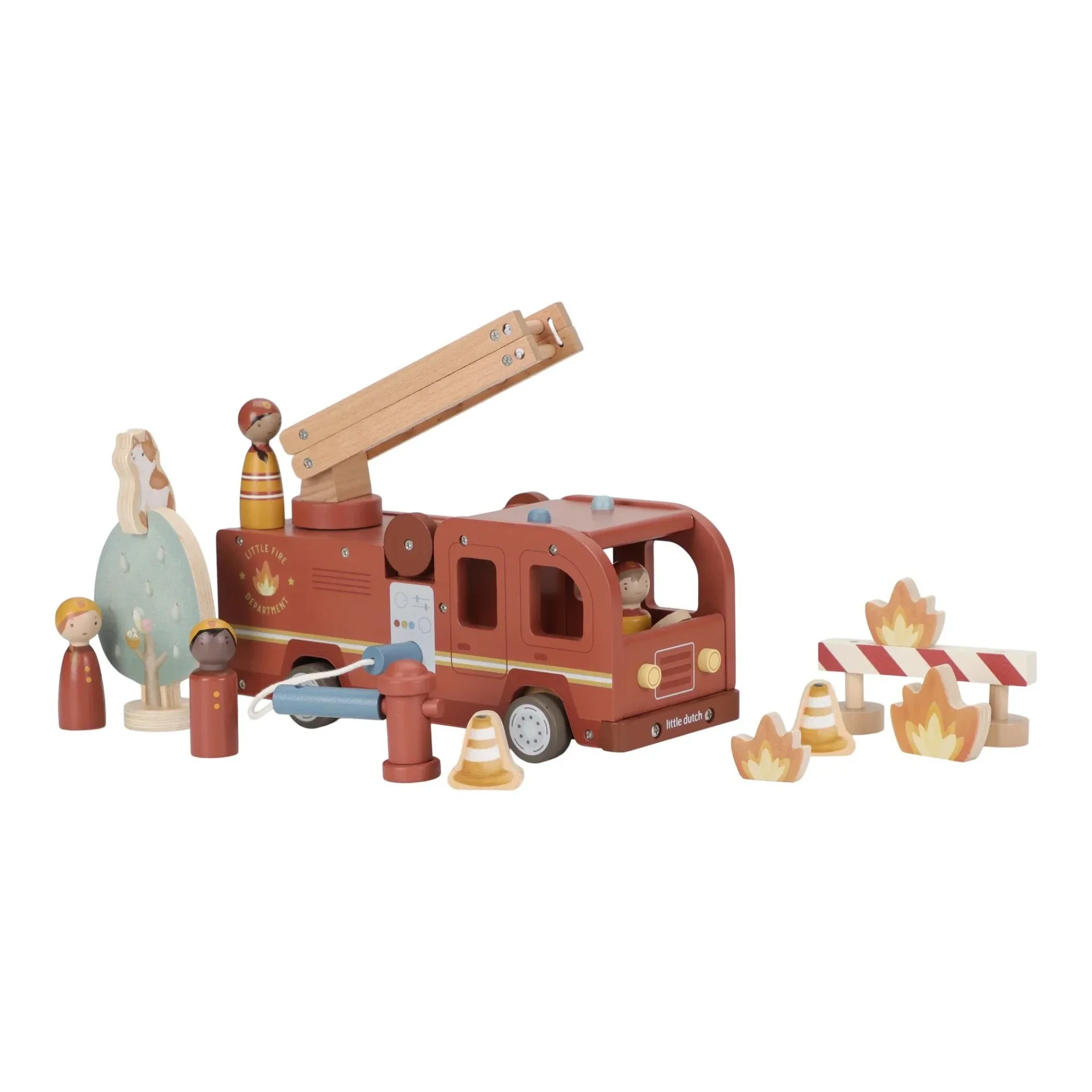 Little Dutch - Brandweerwagen set