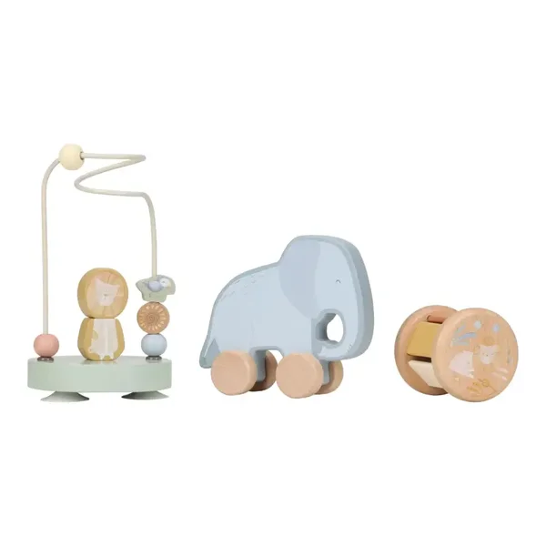 Little Dutch - Houten Giftset Safari Friends
