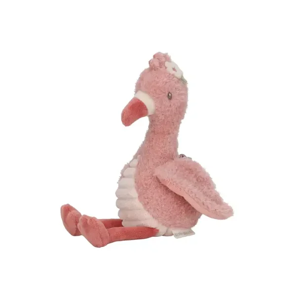 Little Dutch - Knuffel Flamingo Safari Friends 17 cm