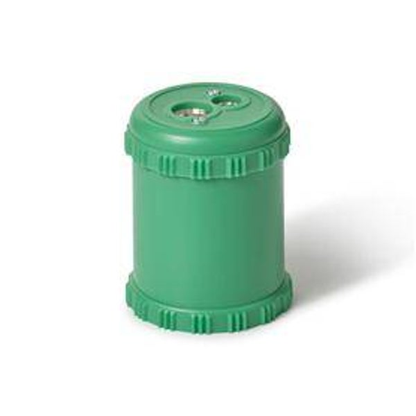 Dubbele Puntenslijper Tonnetje - Groen