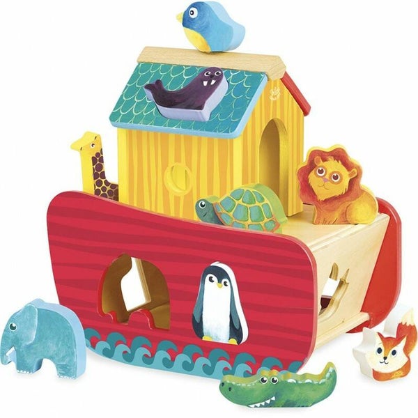 Vilac - Vormenstoof Ark met Dieren