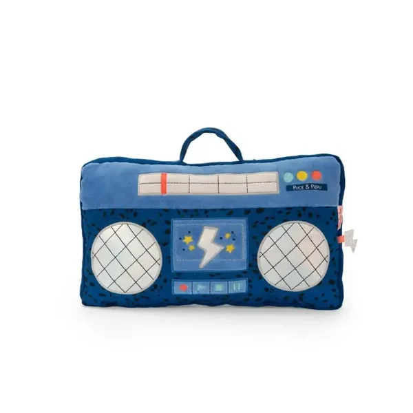 Moulin Roty - Radio Kussen Puce & Pilou