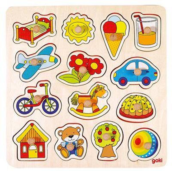 Goki - Houten Steekpuzzel Hobbelpaard