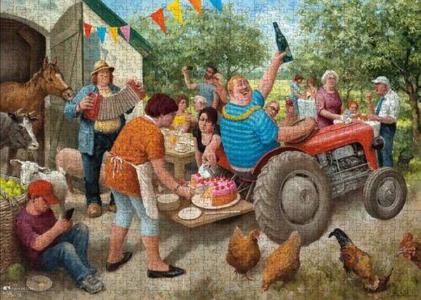 Marius van Dokkum Puzzel - Tuinfeest