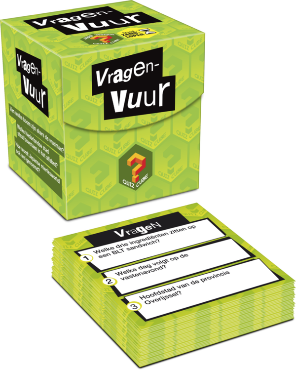 Quiz Cube Vragenvuur - Tucker's Fun Factory