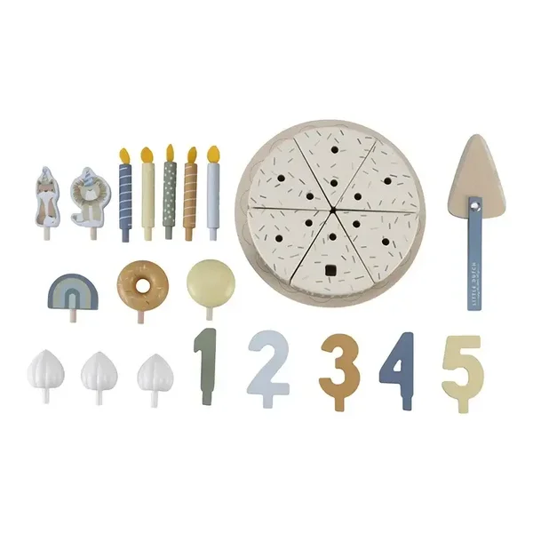 Little Dutch - Verjaardagstaart Blauw