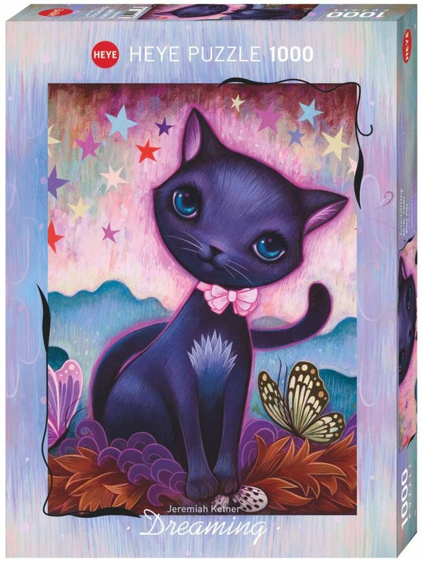 Heye Puzzle - Black Kitty, Dreaming