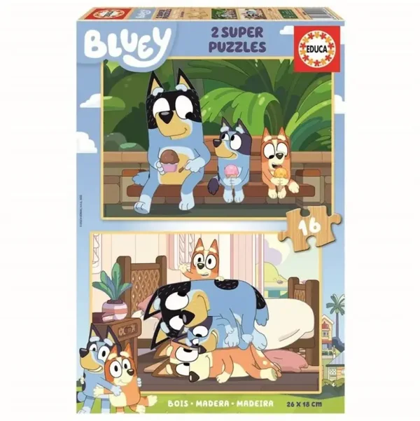 Bluey Houten Puzzel - Educa