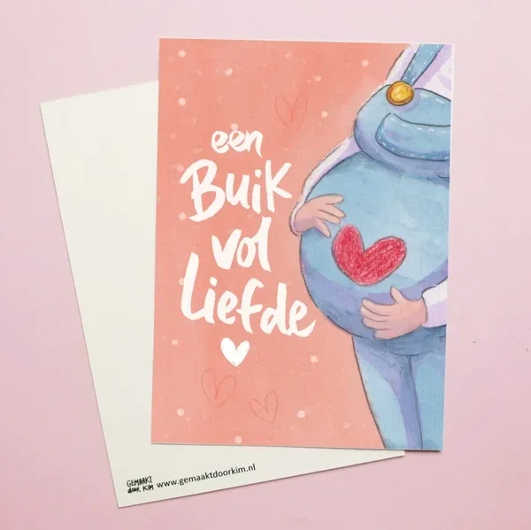 Gemaakt door Kim - Buik vol liefde