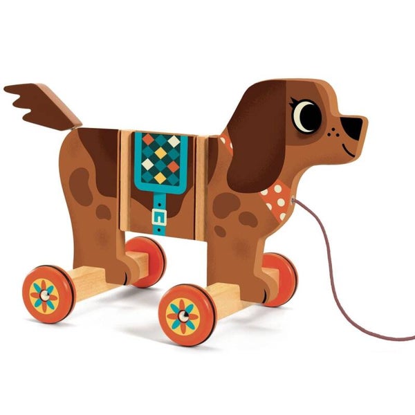 Djeco - Trekdier Hond Nico